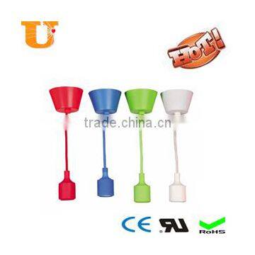 Colorful beautiful silicone pendant light