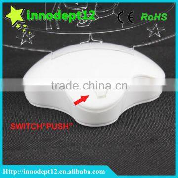 Christmas Gift 3D Illusion Led Optical Night Light, Tree Shape Christmas Decoration photo-6