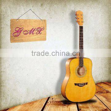 customized reasonable basswood acoustic guitar