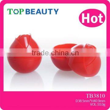 TB3810-1 10g Flower Shape Ball Shape Lip Balm Packaging