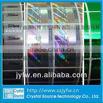 top quality 3d silver hologram sticker