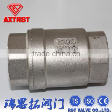 200PSI Stainless Steel Spring Vertical Check Valve