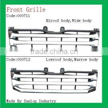 toyota body parts #000711 hiace front grille chrome front grille for hiace 2011