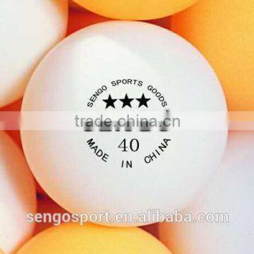 40mm White/Orange PP material Ping Pong balls/Table tennis ball