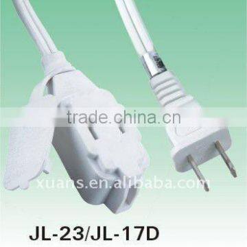 UL approval american NEMA 1-15P flat wire extension cord