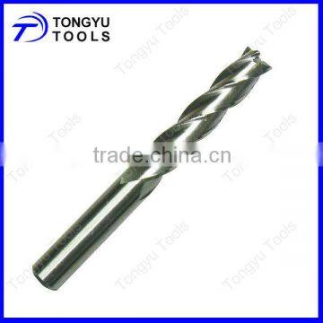 DIN844 Straight Shank 4 Flutes HSS End Mill