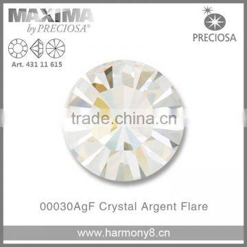 Original PRECIOSA MC Chaton Maxima, Crystal Argent Flare Point Back Rhinetsone