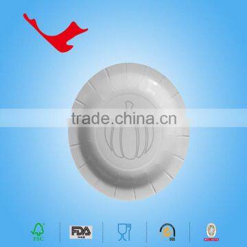 2015 New Halloween Products 7"Round Printed Paper Plate for Snack Container photo-2