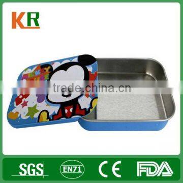 Rectangular packing chocolate candy tin box