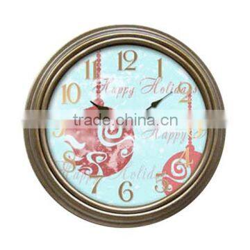 China Supplier Christmas Gift Home Decoration Wall Clock