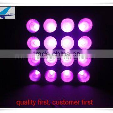 china dj equipment led blinder light 30w 4x4 3in1 rgb led matrix dmx