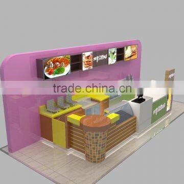 Convenient new high-end custom retail food kiosk