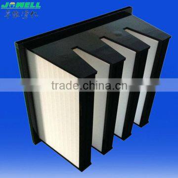 ISO SGS ISO JOWELL&FVplastic v-bank frame hepa air filter