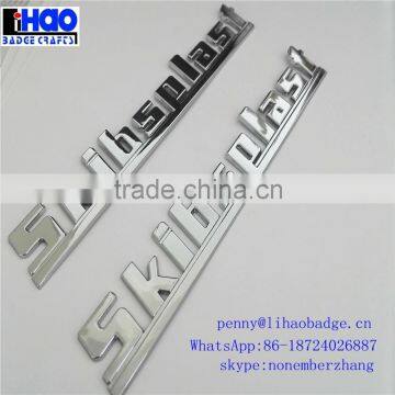 3D Car Badge Sticker Chrome Decal Emblem Chromed ABS Chromed Car Emblem photo-4