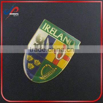 Ireland Shield Depicting 4 Heraldic Symbols Fridge Magnet