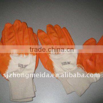 nitrile coated cotton gloves