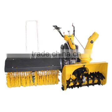 Mini blower snow plow sweeper