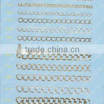 fashion Qifeng Low price Detachable metal bag chain in silver