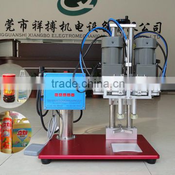 Semi auto bottle capper machine for bottle closing