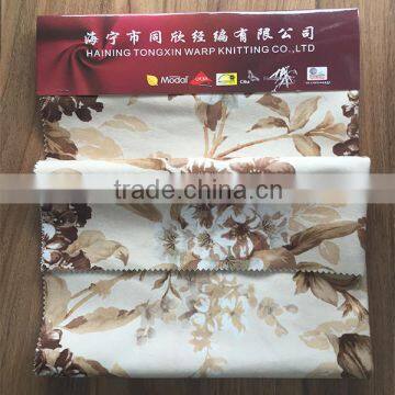 100% polyester Custom Soft Printed Velvet Fabric for curtain/sofa