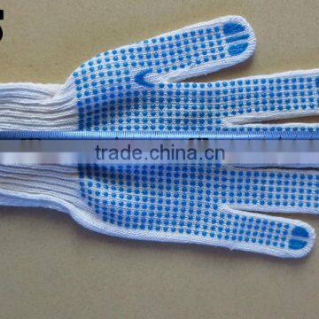 BSSAFETY 10 or 13 Gauge Cotton Yarn Knitting With Pvc Dotted Gloves photo-5