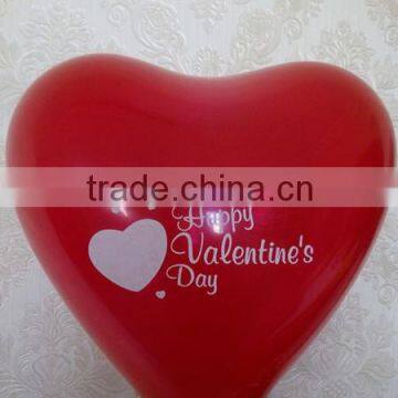 Hot sell latex heart Balloons/ Heart Shape Printed Balloon /Party Decoration Balloons