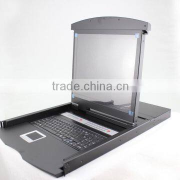 LCD kvm 17" / 19 inch LCD monitor for at least Eight Servers support