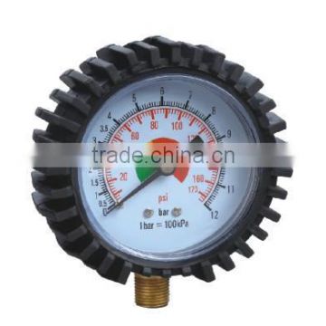 Plastic case with rubber cost pressure guage Radial direction regulator high pressure nitrogen regulator