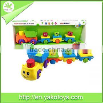 cute and colorful toy mobile machinery shop