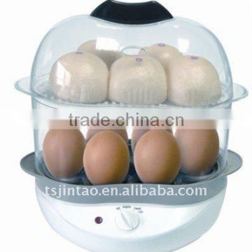 Portable home use multifunction 2 layer mini steamer,egg cooker