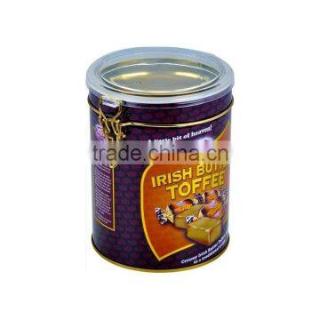 PVC Lid With Lock Tin Box/coffee Tin Box
