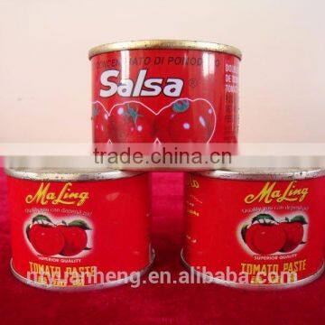 198g tomato paste sold to africa.canned food