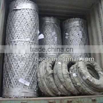 High Security Metal Fence Design for Military and Prison Boundary Razor Wire Mesh Fence photo-2