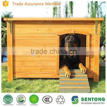 outdoor wooden dog kennel