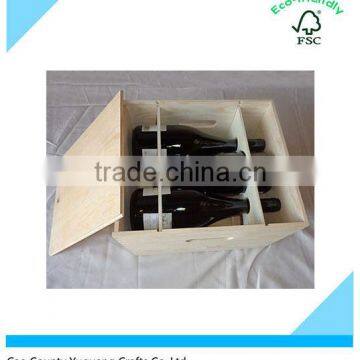 Wholesale Cheap Classic Wine Box for 1, 2,3,4,6 Bottles photo-5