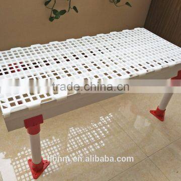 2017 white color animal plastic slat floor for chicken farm