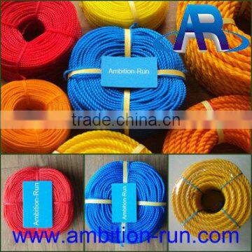 Colorful high quality and best price twisted PP/polypropylene rope