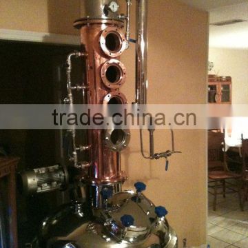 red copper distillation equipment for alcohol making