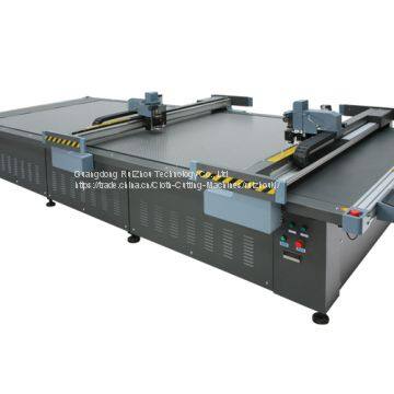 RZCUT5-3616E-2H Double head CNC Efficient flatbed Leather Cutting Machine