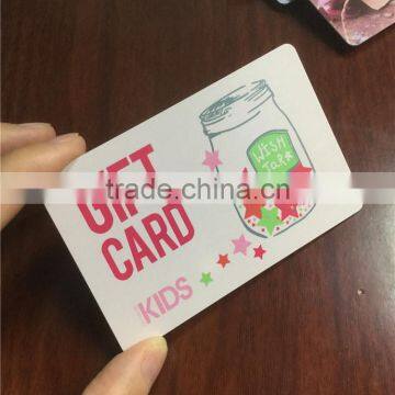 Custom Printing Embossed Number Pvc Card /custom Shape Plastic Gift Cards photo-2