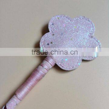 GLITTER THREADED HORSE RIDING WHIP FOR KIDS CHILDREN RIDING WHIP EQUESTRIAN KIDS RIDING WHIP WITH FLOWER FLAP EQUESTRIAN photo-2