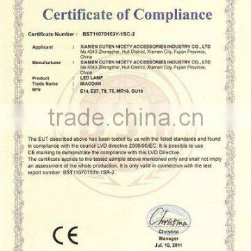 Certificate of Compliance