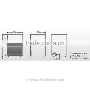 GRT - LB120S Commercial Ice Cube Making Machine With CE photo-2