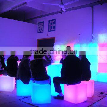 High Quality RGB LED Cube Chair LED Cube Table photo-3
