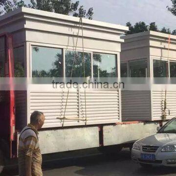 High Quality Security Guard Booth/ Sentry Box/ Shop Kiosk for Sale photo-6