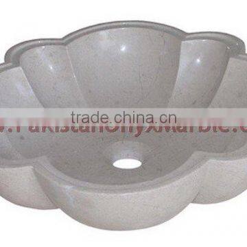 UNIQUE VERONA BEIGE MARBLE SINKS photo-4