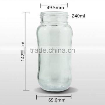 China Baby Care Products 8oz Adult Glass Baby Bottle photo-2