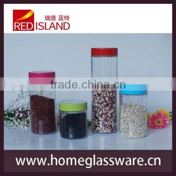 Glass Storage Jar Sets for coffee