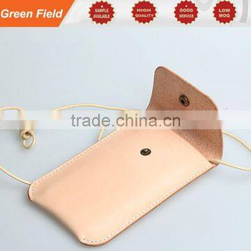 Cross body leather pouch, lady small leather pouch cell phone cross body leather pouch