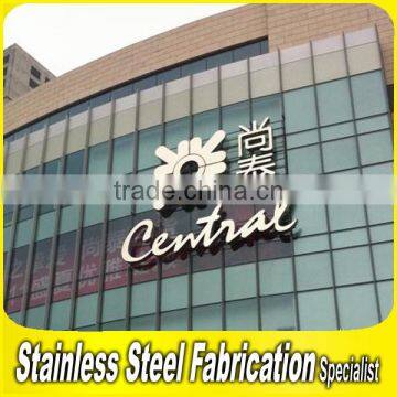 Etching Stainless Steel Metal Number Letter Signage Outdoor Sign Board photo-2